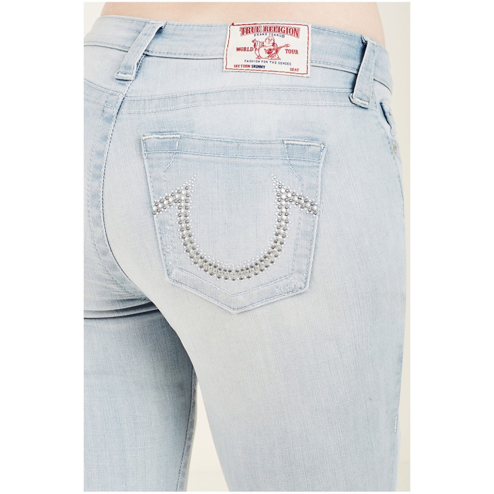 True Religion Women's Curvy Skinny Stretch Jeans